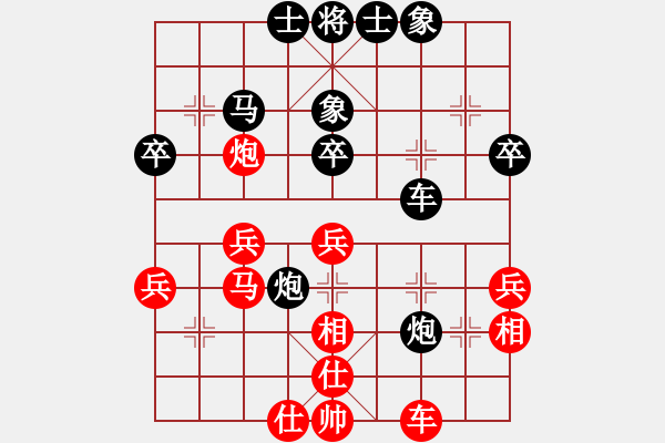 象棋棋譜圖片：donghuapingVSkehanfei(2015-6-5) - 步數(shù)：40 