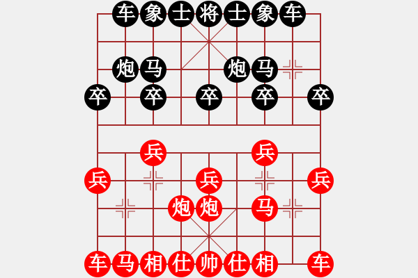 象棋棋譜圖片：癡狂少年(1段)-勝-旗袍美妹(1段) - 步數(shù)：10 