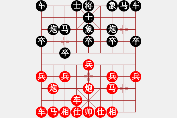 象棋棋譜圖片：橫才俊儒[292832991](1弦)-勝-洪武大帝(4f) - 步數(shù)：10 