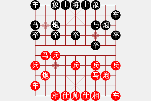 象棋棋譜圖片：王彬燁（先負(fù)）李圓 2019年11月30日 弈童象棋教室內(nèi)部訓(xùn)練對局 - 步數(shù)：10 