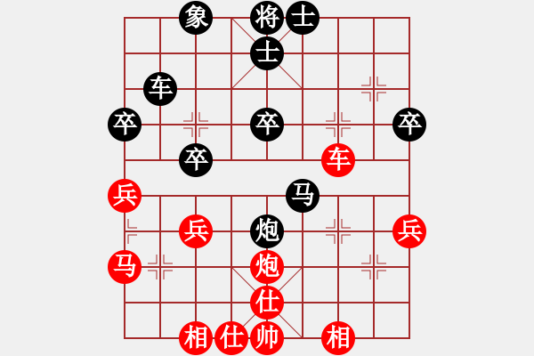 象棋棋譜圖片：鞍山一桿秤(6段)-負(fù)-永康棋協(xié)五(1段) - 步數(shù)：40 