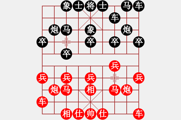 象棋棋譜圖片：上帝之劍(北斗)-和-thiensinh(9星) - 步數(shù)：10 