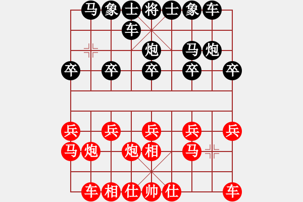 象棋棋譜圖片：寧夏商建牛(5級)-負(fù)-高手李軍(5r)      “智弈象棋網(wǎng)杯”網(wǎng)絡(luò)比賽第五輪 - 步數(shù)：10 