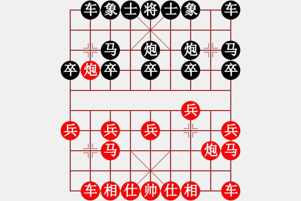 象棋棋譜圖片：打虎存孝(9星)-勝-靈水很涼(天罡) - 步數(shù)：10 