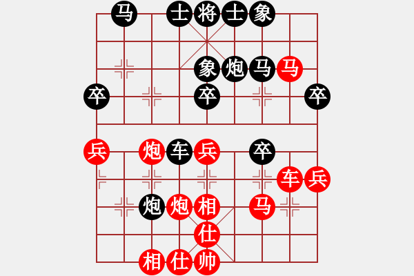 象棋棋譜圖片：151030 第3輪 第22臺 張用榮（霹） 勝 彭詩圣 （?。?- 步數(shù)：40 