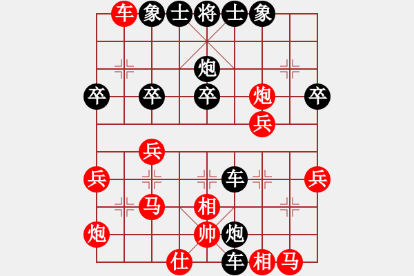 象棋棋譜圖片：測評 - 步數(shù)：30 