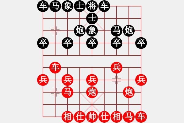 象棋棋譜圖片：只愛(ài)攻殺[2215849147] -VS- 風(fēng)行天下[466869402] - 步數(shù)：10 