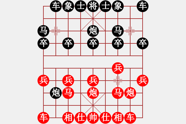 象棋棋譜圖片：host(1星)-勝-鵝嗨鵝(1弦) - 步數(shù)：10 