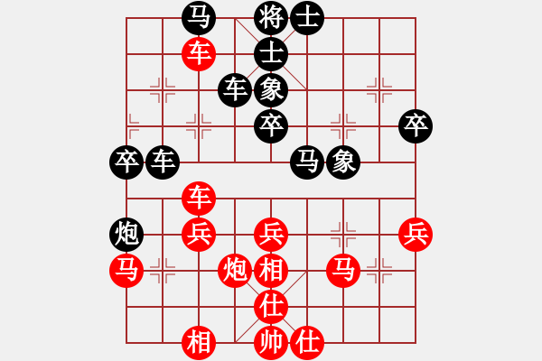 象棋棋譜圖片：大戰(zhàn)三月(6星)-負(fù)-哥哥你錯(cuò)了(8弦) - 步數(shù)：40 