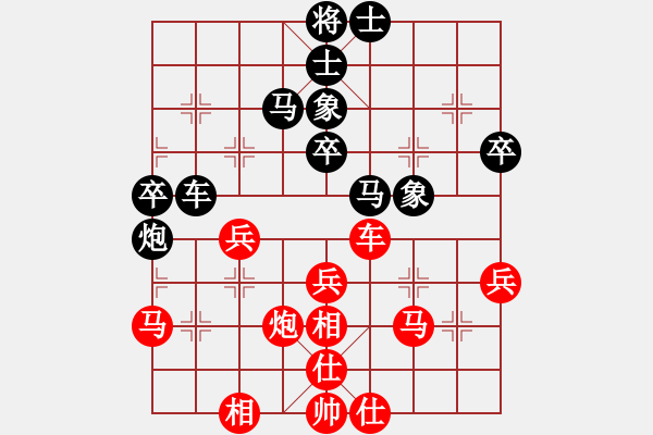 象棋棋譜圖片：大戰(zhàn)三月(6星)-負(fù)-哥哥你錯(cuò)了(8弦) - 步數(shù)：50 