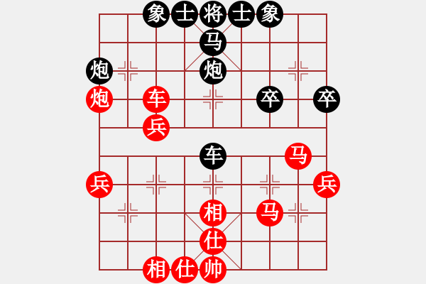 象棋棋譜圖片：名劍常護(hù)花(9段)-勝-睡醒了再吃(2段) - 步數(shù)：40 