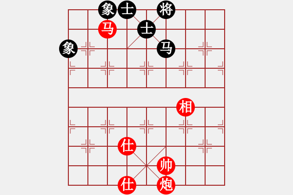 象棋棋譜圖片：馬炮單缺相勝馬士象全 - 步數(shù)：10 