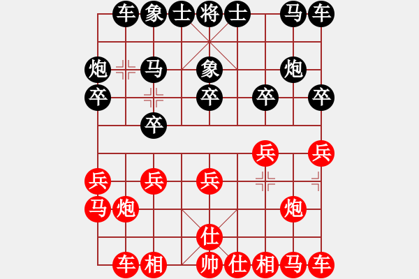 象棋棋譜圖片：zaaaaaaaaz(9星)-負(fù)-samxdd(6星) - 步數(shù)：10 