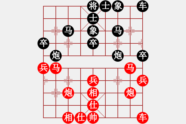 象棋棋譜圖片：嘴角揚(yáng)揚(yáng)[50129759] -VS- 吃穿住[2806763752] - 步數(shù)：30 