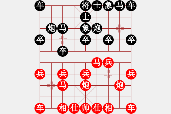 象棋棋譜圖片：小片刀(6弦)-勝-松下酷代子(1星) - 步數(shù)：10 