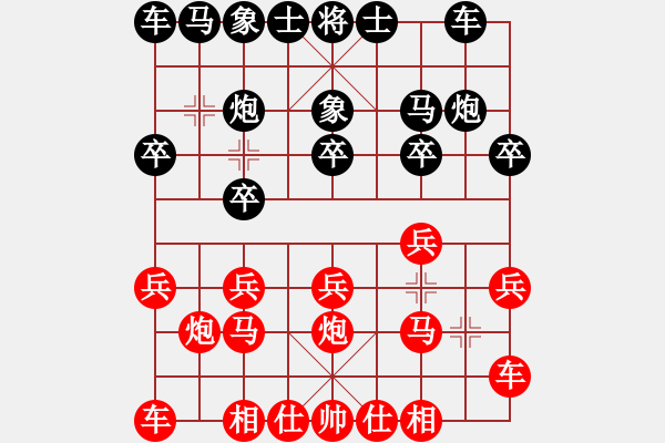 象棋棋譜圖片：橫才俊儒[292832991] -VS- 棋樂無窮[934195260] - 步數(shù)：10 