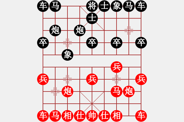 象棋棋譜圖片：負(fù)分太后 魚[紅] -VS- 硬漢子[黑](2) - 步數(shù)：10 