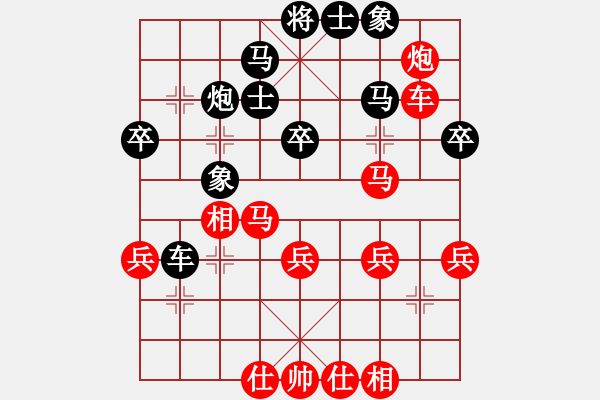 象棋棋譜圖片：臨沂桔中秘 殺范?。。。?！ - 步數(shù)：40 