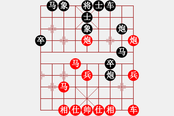 象棋棋譜圖片：江湖八隱(0舵)-和-唐仲虎(0舵) - 步數(shù)：30 