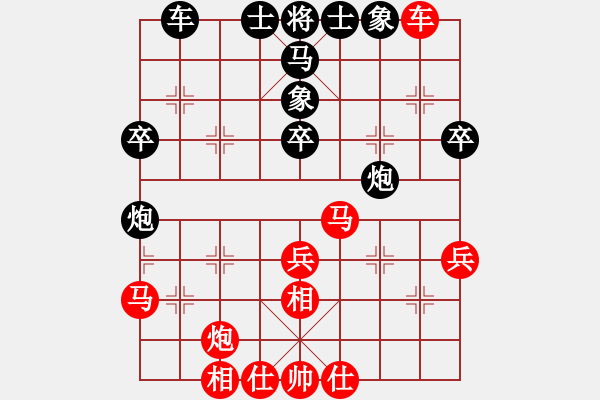 象棋棋譜圖片：紅中藍(lán)(5段)-勝-瑞風(fēng)(2段) - 步數(shù)：40 