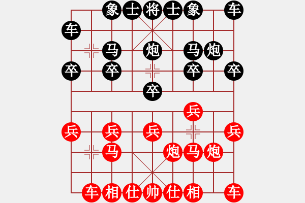 象棋棋譜圖片：中國象棋無敵手[70267649] -VS- 神行天下[491907204] - 步數(shù)：10 