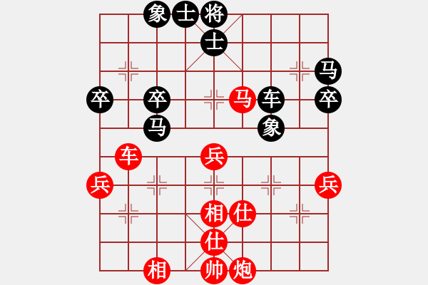 象棋棋谱图片：20040220徐超和金松 - 步数：58 