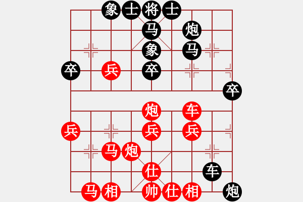 象棋棋譜圖片：20161226 先負(fù)天天業(yè)7-2 中跑過(guò)河車(chē)對(duì)屏風(fēng)馬高車(chē)保馬 紅炮八平七 黑炮2退1 - 步數(shù)：50 