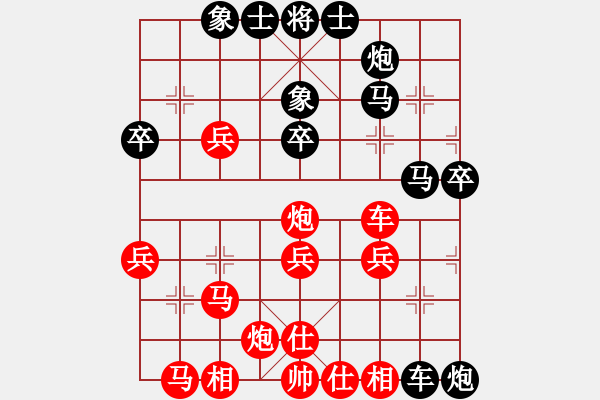 象棋棋譜圖片：20161226 先負(fù)天天業(yè)7-2 中跑過(guò)河車(chē)對(duì)屏風(fēng)馬高車(chē)保馬 紅炮八平七 黑炮2退1 - 步數(shù)：56 