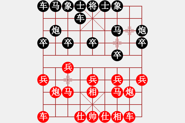 象棋棋譜圖片：煙臺(tái)蘋果先勝純?nèi)擞⑿?- 步數(shù)：10 