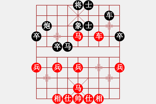 象棋棋譜圖片：初學(xué)者之一(4段)-負(fù)-征戰(zhàn)大理(7段) - 步數(shù)：40 