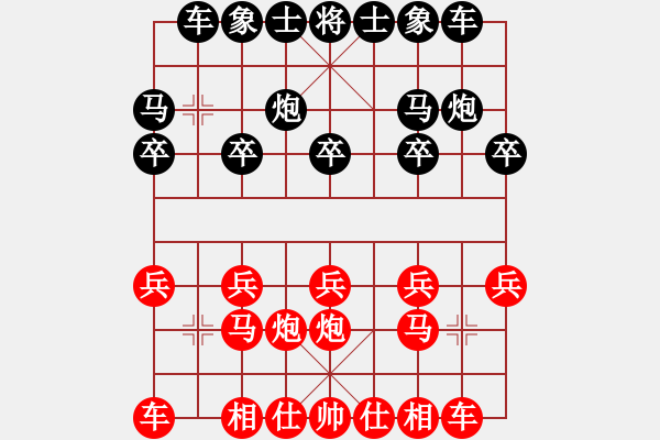 象棋棋譜圖片：1411161701 侯文良-天一有情.pgn - 步數(shù)：10 