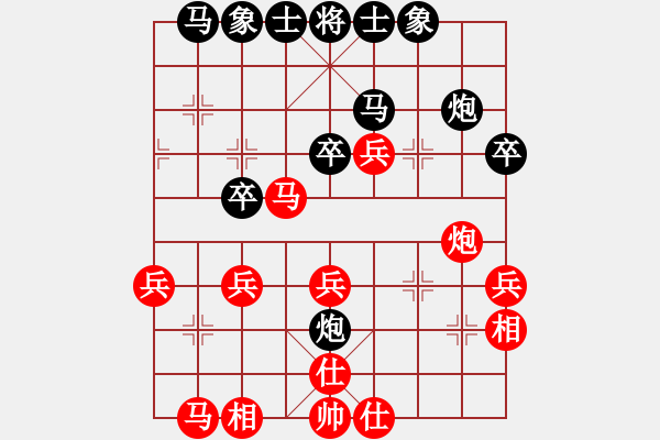 象棋棋譜圖片：中國狙擊手(2段)-勝-瓢城周伯通(2段) - 步數(shù)：40 