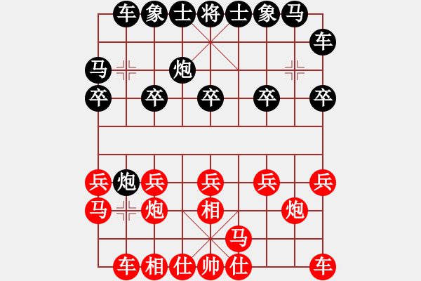 象棋棋譜圖片：你是我的寶貝[724459661] -VS- 陽光[1751424947] - 步數(shù)：10 