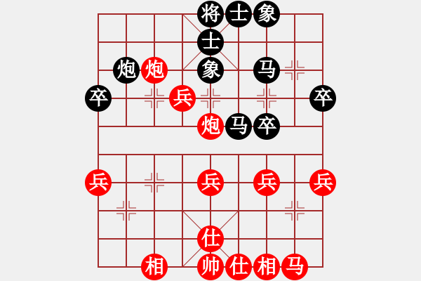 象棋棋譜圖片：棋壇老五(8段)-和-zhouhujunb(2段) - 步數：40 