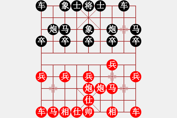 象棋棋譜圖片：黃金瓜(月將)-勝-鲅魚圈八號(3段) - 步數(shù)：10 