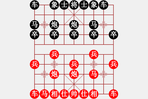 象棋棋譜圖片：鶴城子龍(1段)-勝-真棋州王(4段) - 步數(shù)：10 