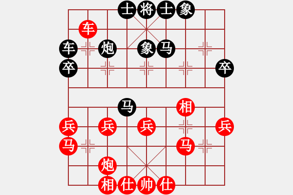 象棋棋譜圖片：象棋呂欽(3級)-負(fù)-賈不解(5級) - 步數(shù)：40 