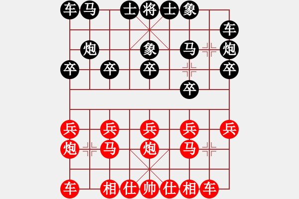 象棋棋譜圖片：《學習大師后手》邊炮橫車拐角馬兩頭蛇破五九炮正馬右車巡河 - 步數(shù)：10 