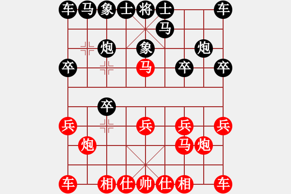 象棋棋谱图片：艺海追寻(8级)-和-bbboy002(3级) - 步数：10 