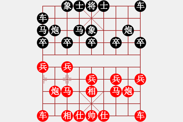 象棋棋譜圖片：第7輪_易天蔬菜 朱文正_對_裕豐裝飾 丁祥德_紅勝 - 步數(shù)：10 