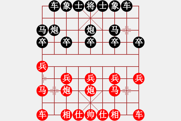 象棋棋譜圖片：湖南電大001[紅] -VS- 齊天小圣_2820[黑] - 步數(shù)：10 