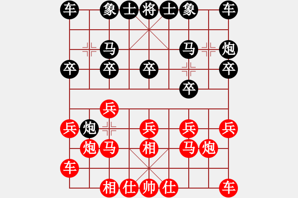 象棋棋譜圖片：鳳臺(tái)史哲(7星)-勝-三山教頭(9星) - 步數(shù)：10 