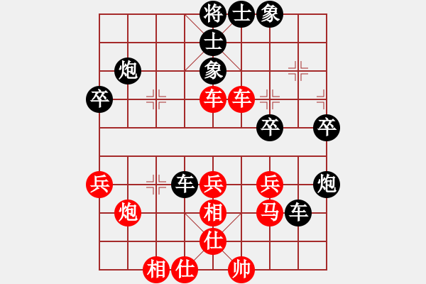 象棋棋譜圖片：aaahha(6段)-負(fù)-heyhh(9段) - 步數(shù)：40 