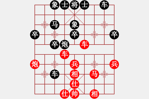 象棋棋譜圖片：大難不死(3段)-負(fù)-cyzhy(5段) - 步數(shù)：40 