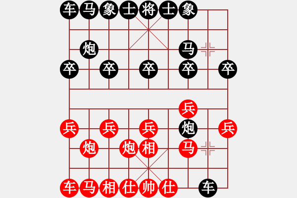 象棋棋谱图片：天山居士(9段)-和-宇宙太医(9段) - 步数：10 