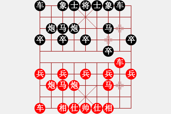 象棋棋譜圖片：孔羅合璧(先勝)象棋巫師(大師級(jí)) - 步數(shù)：10 