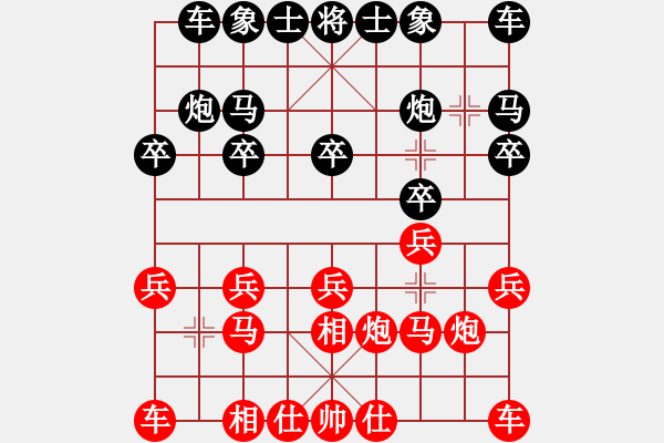 象棋棋譜圖片：百思不得棋解[575644877] -VS- 牛牛[690188206] - 步數(shù)：10 