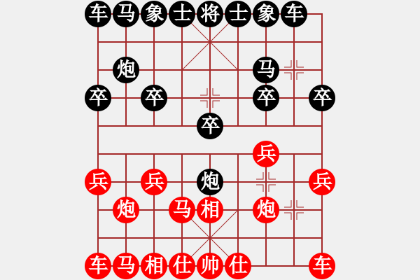 象棋棋譜圖片：躍馬抽車神化般的傳奇[1079639047] -VS- 三臺怪手[1127175411] - 步數(shù)：10 