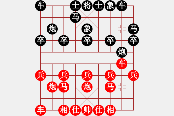 象棋棋譜圖片：意悠心輕[38090586] -VS- 松林[571859054] - 步數(shù)：10 