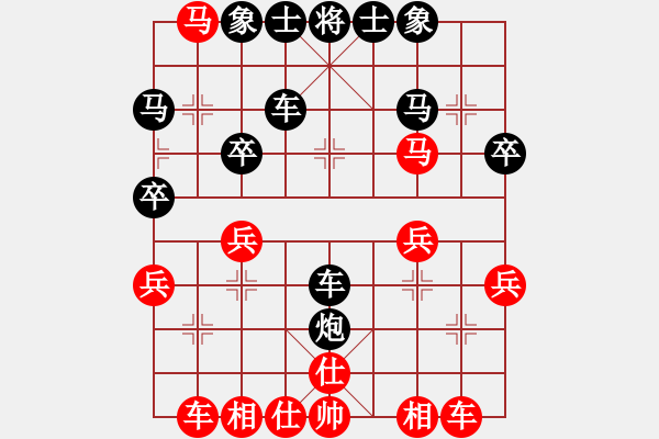 象棋棋譜圖片：bbboy002(6弦)-勝-小雨點(diǎn)兒(9星) - 步數(shù)：30 